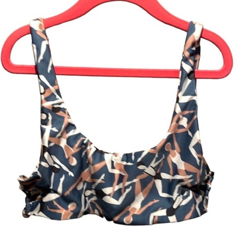 Stone Fox Swim Women’s Bikini Top Swimmer Diving design Size XS